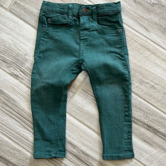 Zara jeans toddler 18-24 months New Teal - Picture 1 of 5
